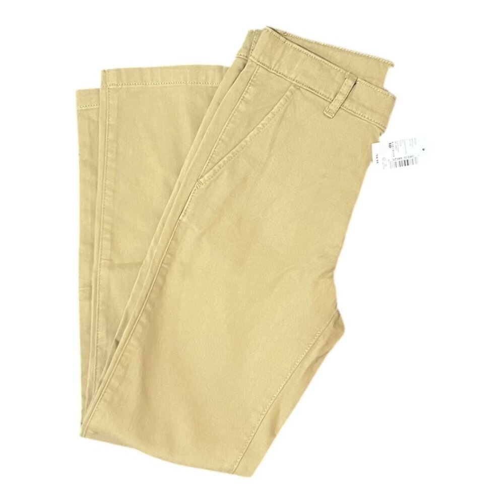 The Children's Place Big Boys Chino Pants Size 10 Skinny Stretch Flax New Khaki - Picture 3 of 8